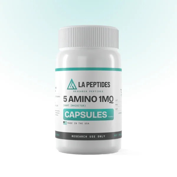 5 Amino 1MQ Capsules with LA Peptides label
