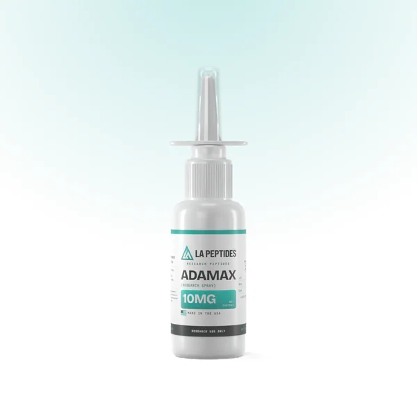 Adamax Spray with LA Peptides label