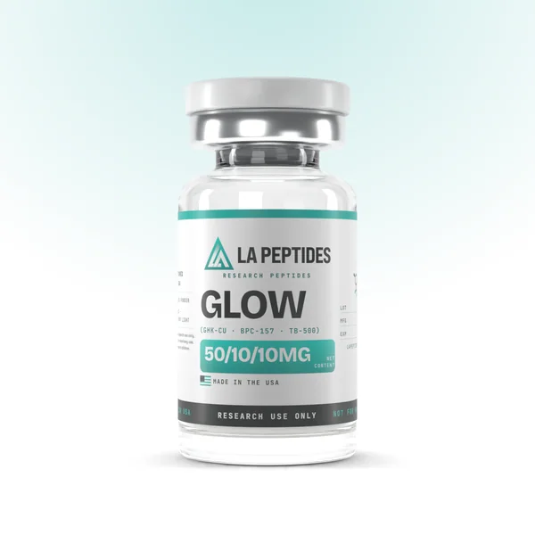 GLOW with LA Peptides label