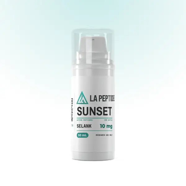 Sunset with LA Peptides label